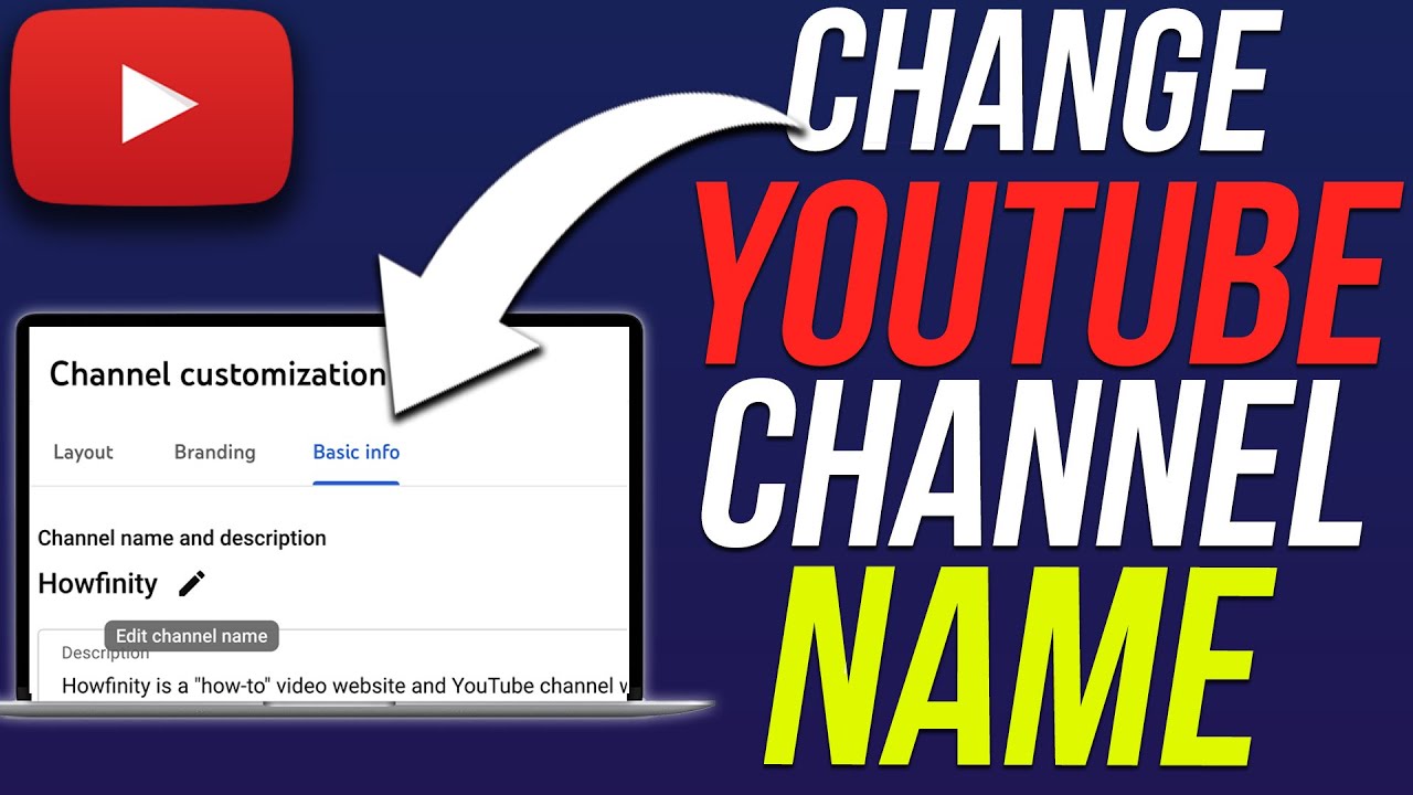 How To Change YouTube Channel Names Howfinity