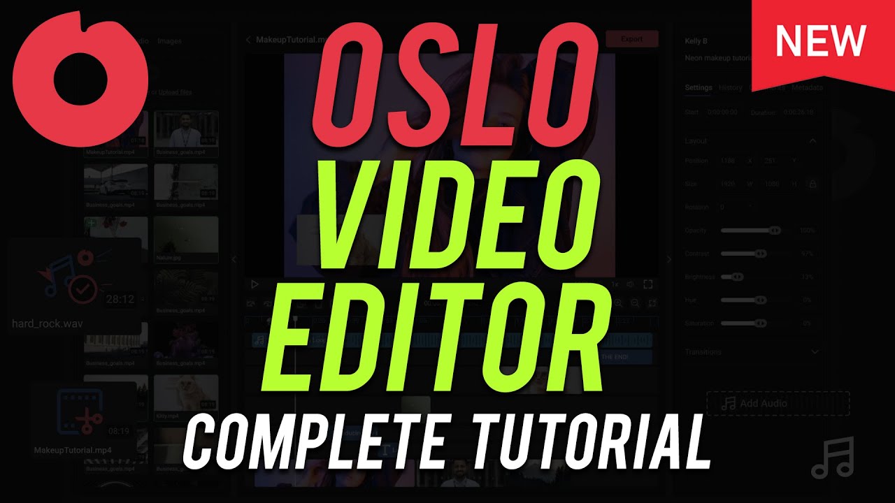 Oslo Video Editor Tutorial