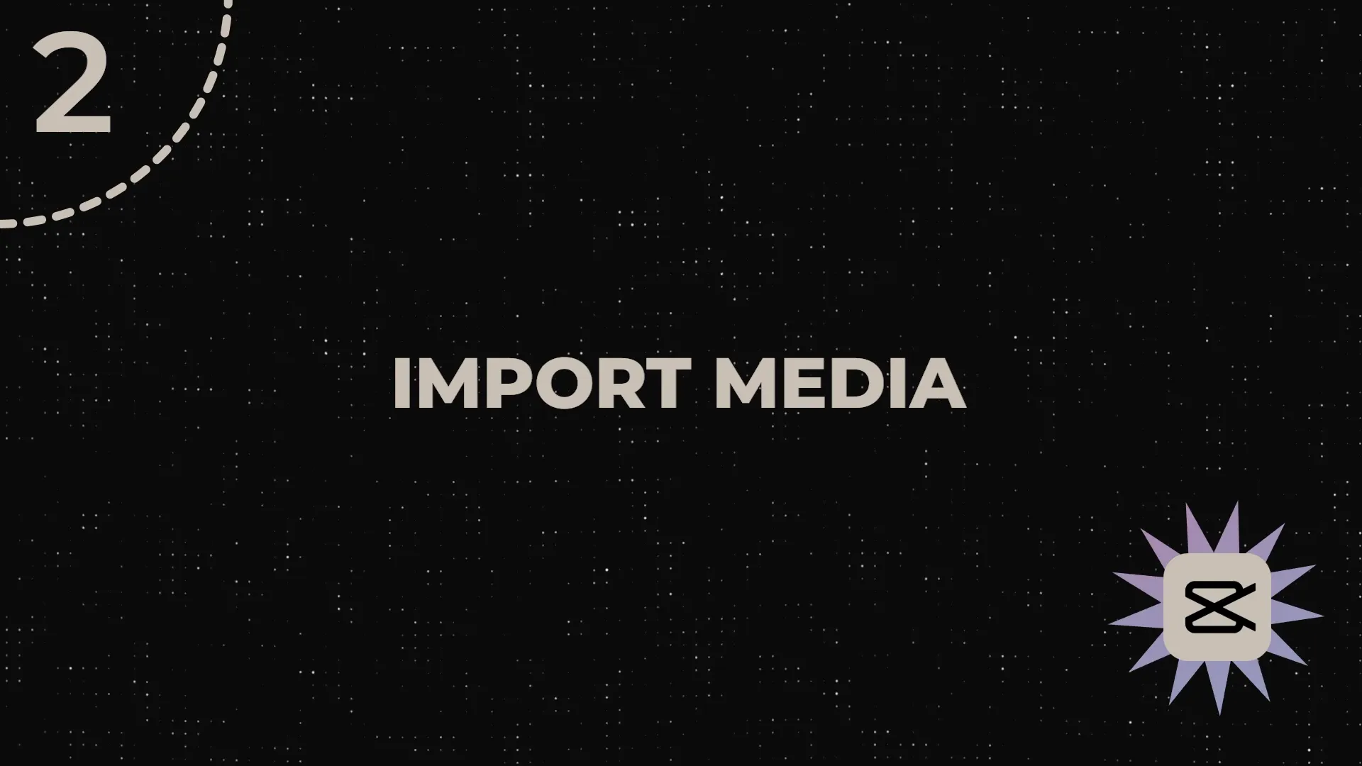 Importing media files into CapCut