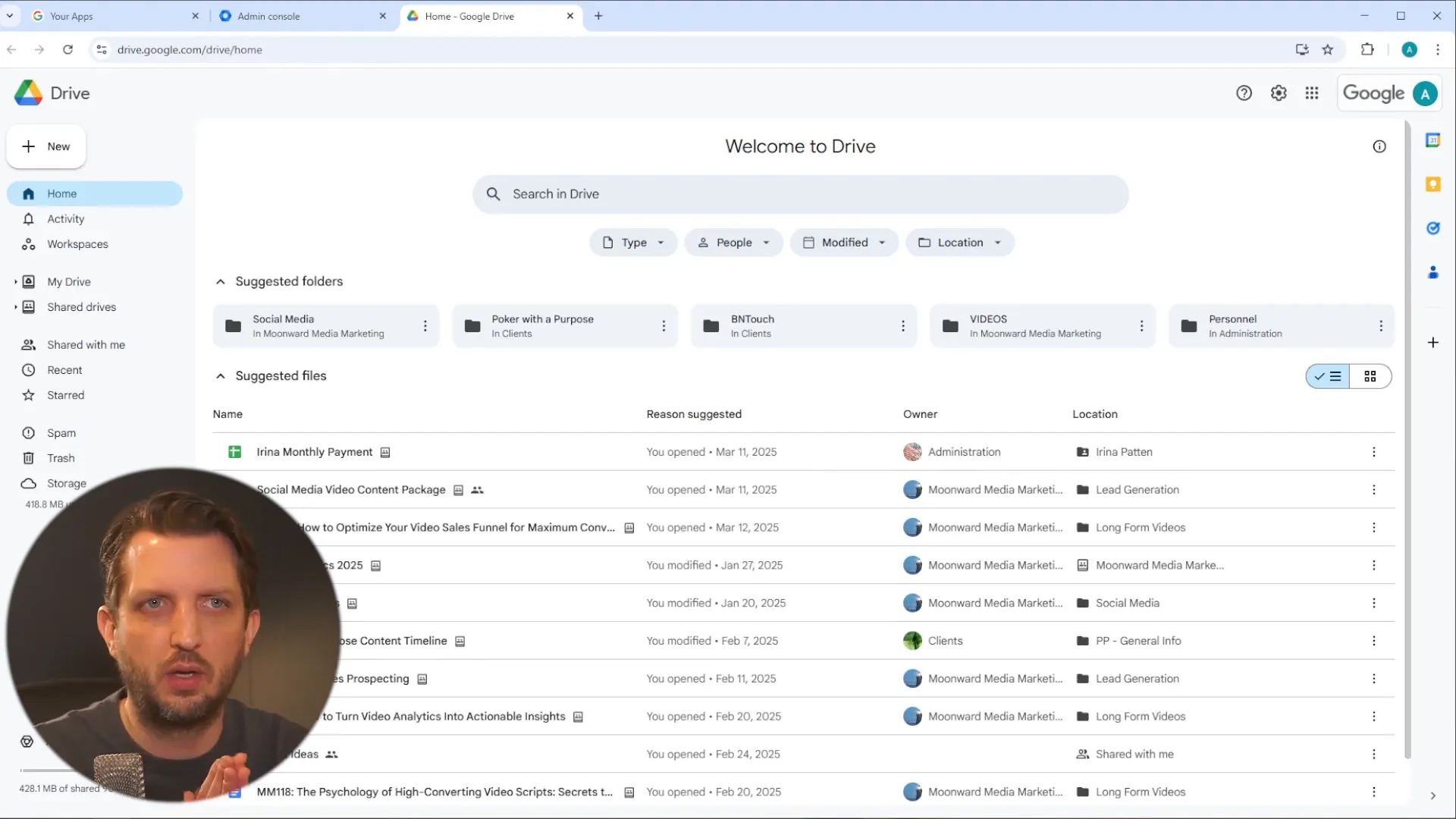 Creating shared drives in Google Workspace