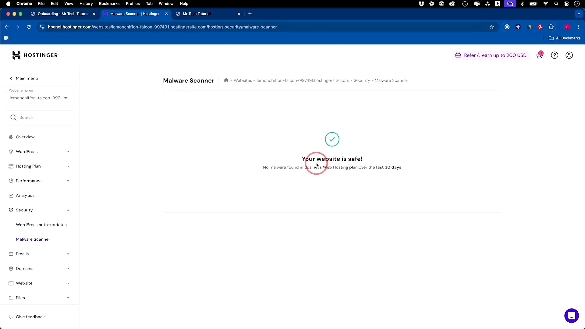 Hostinger security features overview