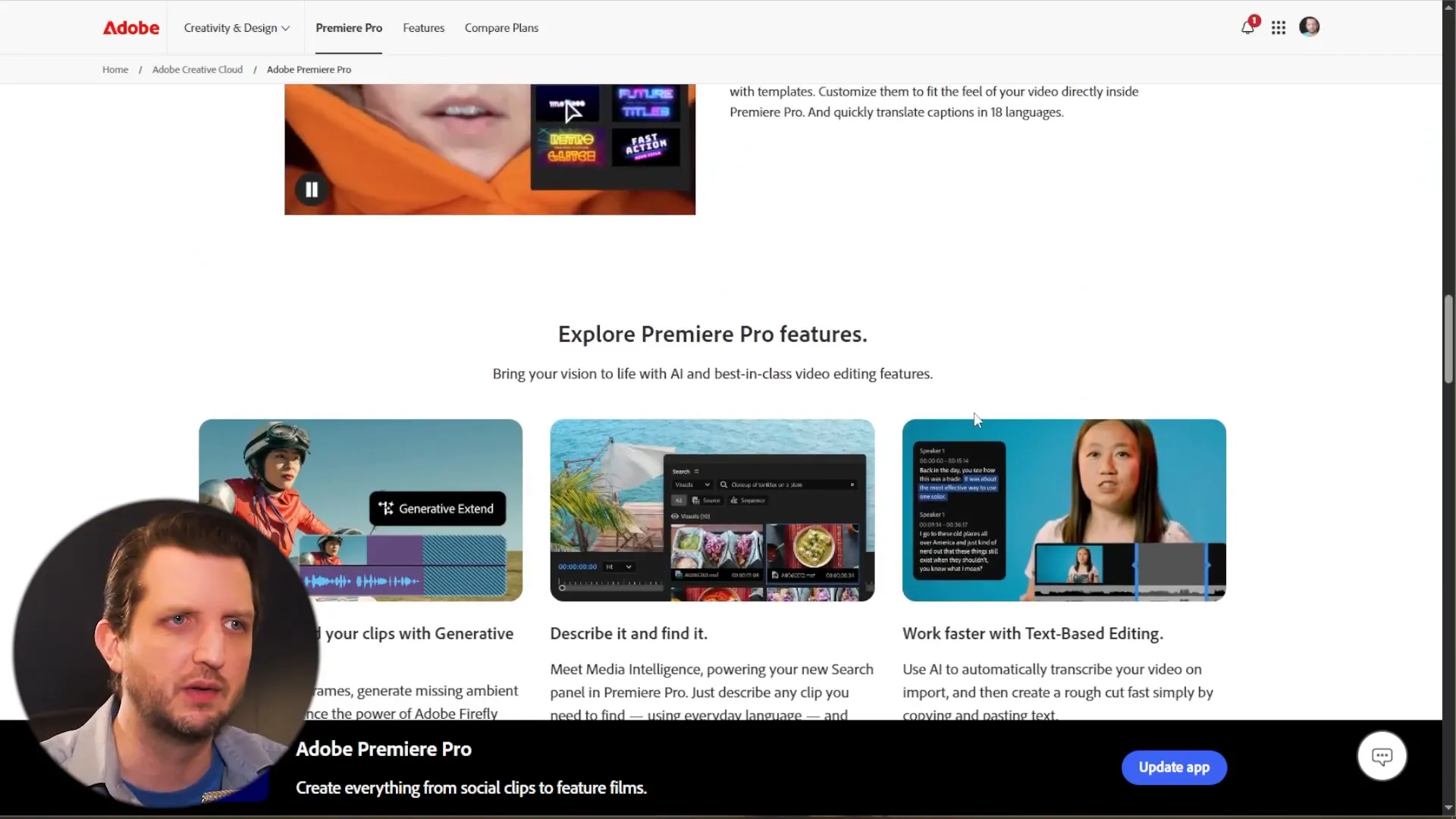 Adobe Premiere Pro interface